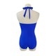 thumbnail image 5 of Traje de baño de una pieza para mujer, conjuntos de bikini para mujer, traje de baño de bikini casual y a la moda de color liso con cordones para mujer., 5 of 5