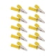 thumbnail image 1 of Pinza de prueba para terminales, 10 piezas, pinzas de cocodrilo aisladas, pinzas para cables, pinzas de prueba eléctricas de vanguardia, 1 of 8