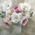thumbnail image 2 of Nan 26x26 White Modern Wood Framed Museum Art Print Titled - Blooming and Blushing, 2 of 4