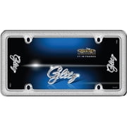 Cruiser AccessoriesÂ® Glitzâ¢ Silver/Clear License Plate Frame