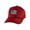 Red, variant on Tattered US Flag Adjustable Trucker Hat - Red