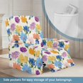 thumbnail image 3 of HELLHERO 4 Pieces Watercolor Floral Pattern Recliner Cover, Durable Recliner Furniture Slipcover Soft Washable Sofa Cover for Living Room Home, 3 of 6