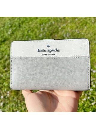  Kate Spade New York staci colorblock medium compact bifold  wallet (Warm Beige) : Clothing, Shoes & Jewelry