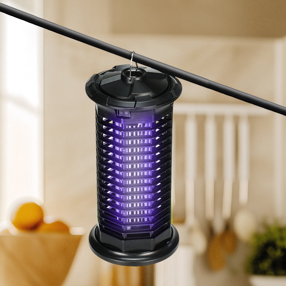 HUISZJ 2-In-1 Mosquito Killing Lamp, Microwave Electric Mosquito Killing Lamp, Waterproof Insect Racket Electric Mosquito Trap for Home Bedroom Living Room