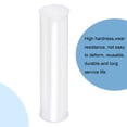 thumbnail image 4 of Uxcell 1 5/8"x7.5"(41mmx190mm) Clear Storage Tube Lightweight for Bead Containers, Craft, DIY with White Caps, 4 of 5
