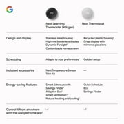 Google Nest Learning Thermostat (4th Gen) with Nest Temperature Sensor (2nd Gen) - Energy Saving Smart Thermostat with Adaptive Eco - Works with Alexa and Google Home App - Polished Silver