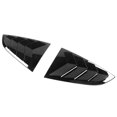 thumbnail image 6 of Ikon Motorsports 2PCS Side Window Louvers Quarter Scoop Sun Shade Cover Compatible With 2022-2025 Subaru BRZ & Toyota GR86 ABS Plastic IKON Style Gloss Black, 6 of 9