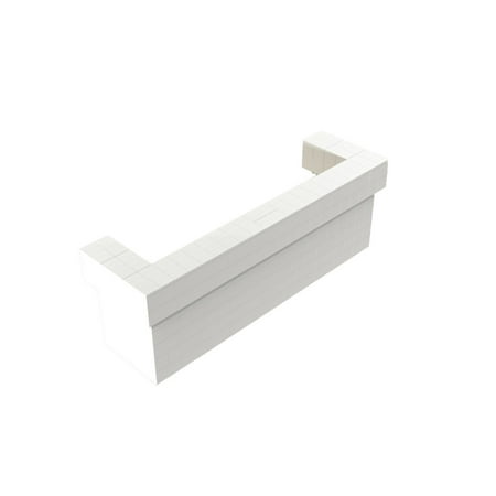 EverBlock 10’ Full 2 Layer Cantilever Bar & Counter Kit | For Home or Event Use | Giant Building Blocks | Easy to Connect & Reuse | Indoor & Outdoor Use | Build Displays & Structures | Light Blue