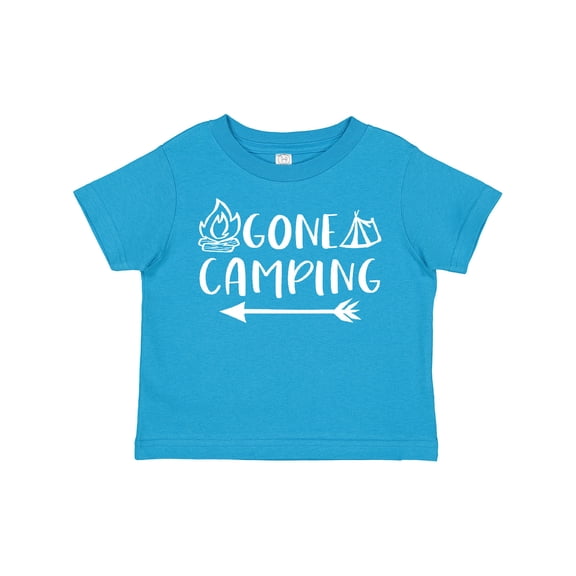 Inktastic Gone Camping Boys or Girls Toddler T-Shirt