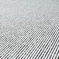 thumbnail image 6 of Luxe Weavers Machine Woven Two-Tone Black White 8x10 Area Rug, Indoor Stain-Resistant Fringed Carpet, 6 of 10