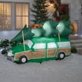 thumbnail image 2 of 8' Gemmy Airblown Inflatable Christmas Vacation Station Wagon w/ Tree & Squirrel Yard Decoration, 2 of 2