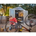 thumbnail image 3 of Palram - Canopia Rubicon 6' x 8' Polycarbonate/Aluminum Shed - Gray, 3 of 14