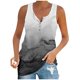 thumbnail image 1 of Moda mujer chaleco sin mangas damas cuello en V botón Camis impreso camisetas sin mangas Pompotops  lopia996169, 1 of 5
