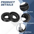 thumbnail image 4 of 2Pack Oil Seal, 10x20x4.5mm TC Nitrile Rubber Double Lip Cover with Hook Kit, 4 of 7