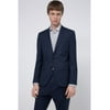 HUGO BOSS Mens Navy Single Breasted, Extra Slim Fit Stretch Blazer 46R