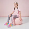 thumbnail image 3 of FUNCOO PLUS Kids Athletic Sneakers Girls Lace Up Walking Shoes Toddler Glitter Breathable Outdoor Running Shoe, Butterfly, Size 12, 3 of 8