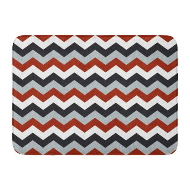 Laddke Abstract Chevron Pattern Arrows, Red And White Chevron Outdoor Rug