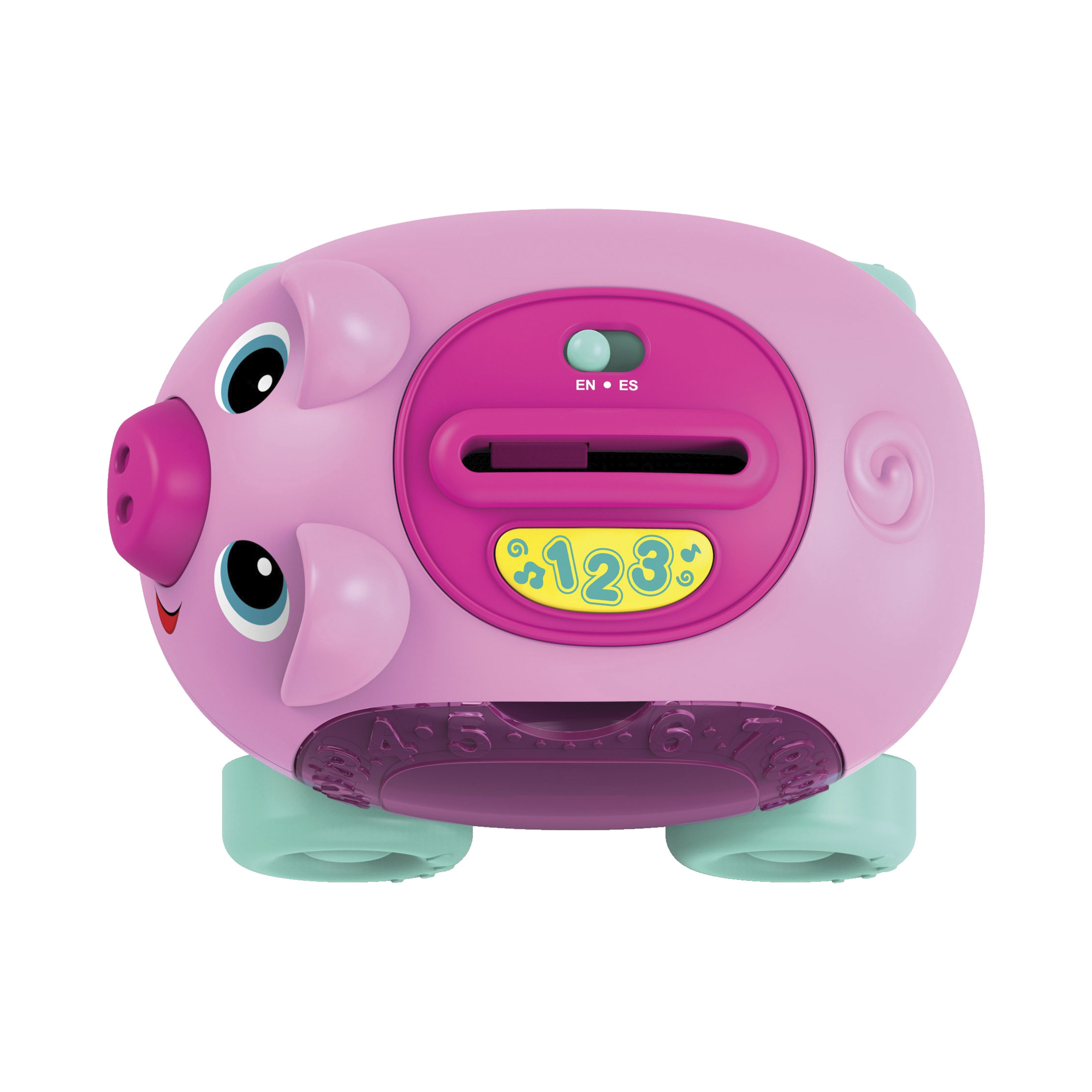 Winfun Pink Pull-Along Counting Piggy Toy Age Group 6 Months and Up