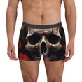 thumbnail image 1 of Balery Vintage Butterfly Flower Skull Calzoncillos bóxer para hombre, ropa interior de algodón suave y transpirable con cinturilla de nailon-XX-Large, 1 of 5