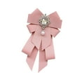 thumbnail image 4 of Broche de lazo con lazo para camisa, lazo preatado, elegante broche para corbata de cuello Rosa, 4 of 9