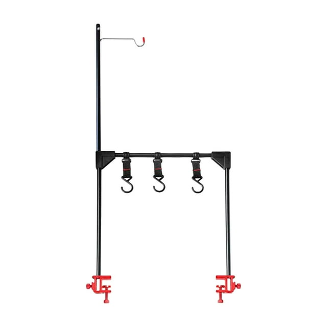 Camping Picnic Mesa Linterna Poste Estante Ligero Lámpara de tienda de aleación desmontable Estante de gancho de linterna Zulema soporte de linterna al aire libre