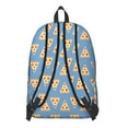 thumbnail image 3 of Durable Student Backpack with Delicious Foodie Pizza Print, Perfect for School, 3 of 5