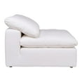 thumbnail image 3 of Moe's Home Collection Clay Armless Chair Livesmart Fabric - Color:White-Color:White, 3 of 9