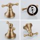 thumbnail image 3 of Perchero de latón antiguo, ganchos para toallas, albornoces, accesorios de baño y cocina, montados en la pared, ganchos para abrigos de bronce cepillado, 3 of 5