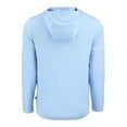 thumbnail image 3 of Men's-Cutter & Buck  Powder Blue Sporting Kansas City Coastline Epic Comfort Eco Long Sleeve Recycled Hooded Shirt, 3 of 3