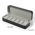 thumbnail image 3 of freestylehome Watch Box With Multiple Size Compartments For Watch Collectors Dustproof Earring Holder balck 6 slots 1Set, 3 of 6