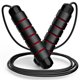 thumbnail image 2 of Cuerda para saltar, cable de acero con rodamientos, mangos de espuma, ajustable, para ejercicio en casa y gimnasio, 2 of 8