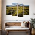 thumbnail image 3 of Elephant Stock Mossy Iceland Landscape Wall Art - Horizontal Multi Panel Canvas - Living Room Wall Decor - Nature Multi Panel - Yellow And Gray Decor - 52" x 32", 3 of 8
