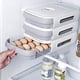 thumbnail image 5 of Caja De Almacenamiento De Huevos, Caja De Plástico Para Huevos, Caja De Almacenamiento De Huevos De Cocina, Caja De Huevos Con Cajón, Adecuada Para Refrigeradores, Congeladores, Vajilla, Rejilla 18-20, 5 of 5