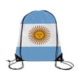 thumbnail image 2 of EGNMCR Organization and Storage, Storage Bins, Storage Containers Flag Drawstring Backpack For Football Matches Sports Sackpack With Teams Print Ideal for Soccer Fans Games Daily Use Nylon Bag, 2 of 6
