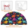 thumbnail image 4 of Yiaed Colorful Dinosaur Print Christmas Tree Skirt , Tree SkirtsTree Mat for Christmas Winter Holiday Indoor Decorations-48", 4 of 7