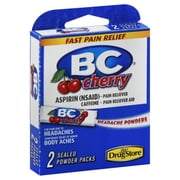 BC 1735 Aspirin Headache Powder - 2 Sealed Powder Packs