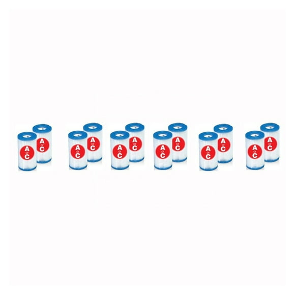 Swimming Pool Type A Or C Filter Replacement Cartridges (6 Pack) ,Amazing Filtration Performance