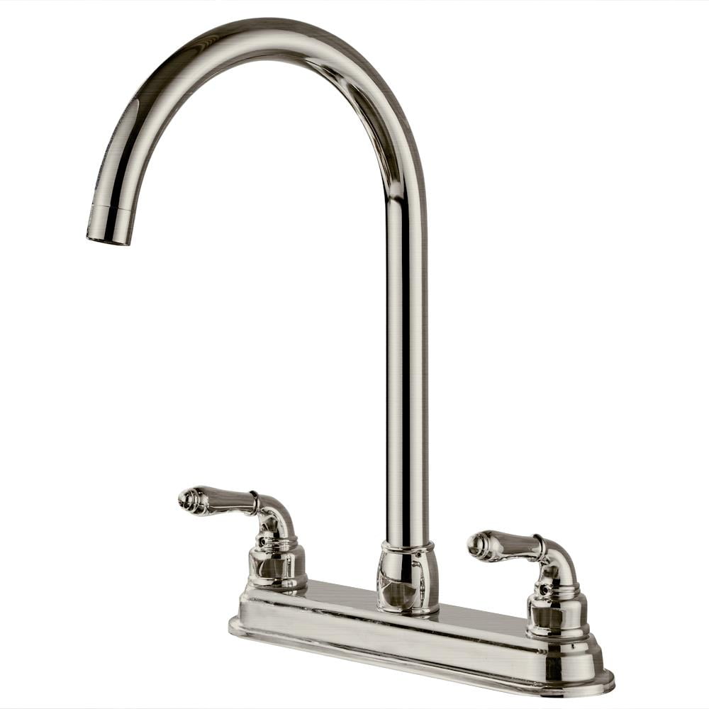 UBesGoo 2Handle Fixed Kitchen Faucet in Copper Finish