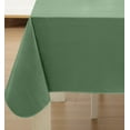 thumbnail image 5 of Newbridge Sage Green Basketweave 52 x 70 inch Rectangle Solid Vinyl Flannel Backed Dining Tablecloth, 5 of 9