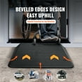 thumbnail image 2 of KFFKFF Rubber Threshold Ramp Door Ramp 4" Rise 15 tons Load Rubber Curb Ramp, 2 of 9