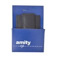 thumbnail image 6 of Amity Slim Magnetic Money Clip Wallet Genuine Leather Front Pocket, Black, 6 of 6