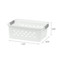 IRIS USA 12Pack Small Shelf Storage Basket Organizer for Pantries