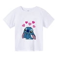 thumbnail image 3 of Camiseta de Stitch, ropa para niños, ropa para niñas, ropa para bebés, niños, moda de anime, camisetas casuales de dibujos animados para niños de verano, manga corta, 3 of 5