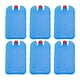 thumbnail image 1 of 6 unidades de bloques de hielo rectangulares, portátiles, reutilizables, para el congelador, loncheras, para pesca, camping, hogar, barbacoa y viajes., 1 of 8
