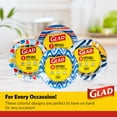 thumbnail image 2 of Glad Round Disposable Paper Bowls, Scribble Abstract Design - Heavy Duty, Soak Proof, Cut-Resistant, Microwavable Bowl for All Foods & Daily Use, 16 Oz, 50 Count, 2 of 6