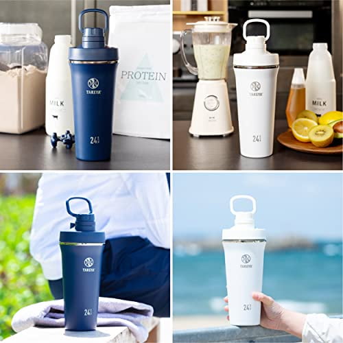 Takeya Official] Takeya Flask Spout Tumbler (0.7L, Active White) Water  Bottle 0.7L Stylish shaker, cold storage, direct drinking, protein  smoothie, gym, workout, stainless steel bottle 