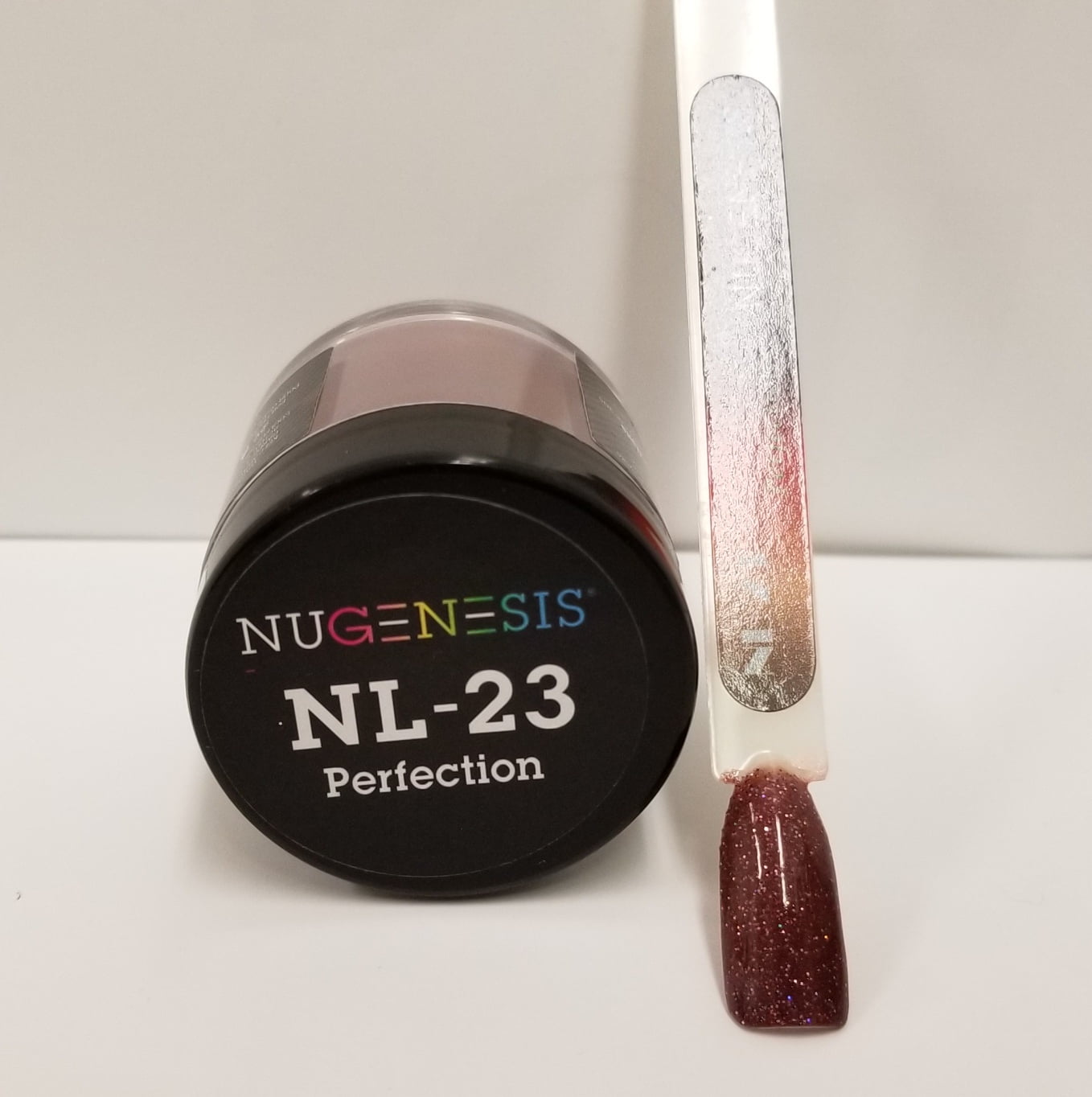 NUGENESIS Nail Color Dip Dipping Powder 1oz/jar NL23 PERFECTION