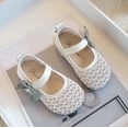 thumbnail image 5 of Bxsruta Toddler Girl Mary Janes Flat Shoes Bowknot Cute Princess Shoes Walking Shoes, 5 of 6