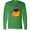 Kelly Green, variant on Inktastic Black Cat, Pumpkin, Cat With Witch Hat, Halloween Long Sleeve T-Shirt