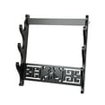 thumbnail image 3 of Luzkey Samurai Sword Bracket Holder Wall Mounted Sword Rack Space Saving Chinese Flute Rack for Sword Collectors Versatile Accessory 3 Tiers, 3 of 8